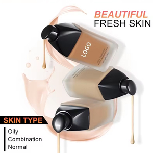 High Quality <strong>Cosmetics</strong> <strong>Manufacturer</strong> Customized Long Lasting Waterproof Coverage Facial Makeup Liquid Private Label Foundation - Product Image 4