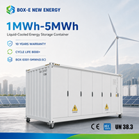 Système de stockage d'énergie BESS conteneurisé à refroidissement liquide de 5 MWh, 20 pieds, LiFePO4, 8000 cycles, pour projets de centrales solaires
