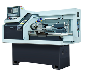 Automatic Mini <strong>CNC</strong> <strong>Lathe</strong> CK0640 Four Station Chuck for Light Duty Metalworking - Product Image 1