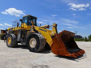 Chargeur sur pneus d'occasion Komatsu WA600-6 en bon état à vendre Chargeur frontal Komatsu WA100 WA300 WA380 WA470 WA510 à bas prix - Product Image 2