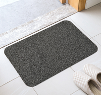 Tapis de porte avec support en PVC, fil dur, anti-salive et humidité, poils découpé, mm