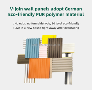 Golden Line Modern <strong>Wall</strong> Panels Leather Grain WPC <strong>Wall</strong> <strong>Cladding</strong> Waterproof Soundproof <strong>Interior</strong> Decorative <strong>Cladding</strong> for Apartments - Product Image 5