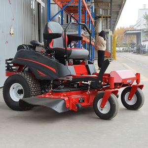 Trattorino rasaerba con guida GPS, altezza di taglio regolabile, luci di lavoro a LED, motore elettrico a 4 tempi 48V, grado industriale - Product Image 4