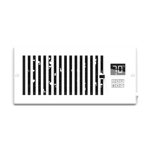 Smart Register Booster Vent with Damper Intelligent <b>Thermostat</b> <b>Control</b> for Cooling Heating Ac Smart Register Booster Vent - Product Image 1