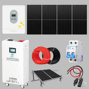Systèmes de stockage de batteries solaires domestiques JEESENG, système d'énergie solaire hors réseau, batterie lithium-ion, kit complet 11KW - Product Image 3