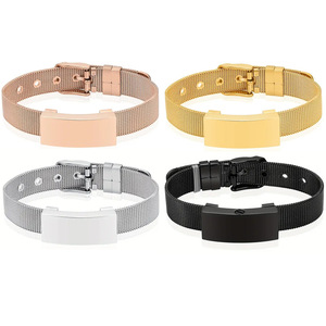 Verstellbares Uhrenarmband aus Edelstahl, Urnenarmband für Asche, Gedenkarmband für Haustiere, mit Gravur für Hunde und Katzen - Product Image 1