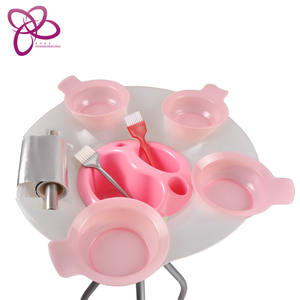 Caja de extensiones de cabello T0144 para salón de belleza, cajas para peluquero con cierre de 360 grados de rotación, color marrón - Product Image 5