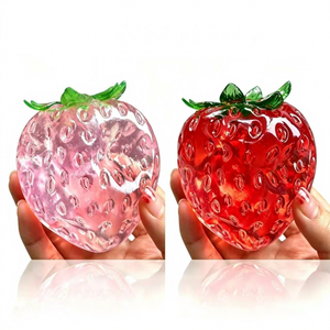 Elonna Vaseline Strawberry Squishy Anti-Stress Fidget Toy Cute Soft Vaseline Material Transparent <b>Ball</b> <b>Rebound</b> - Product Image 1