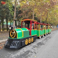 Train touristique tout-terrain sans rails, anti-corrosion, pour parcs agricoles et parcs de faune