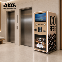 DKM Commerciële Koffie Automaat Zelfbediening Hete & Koude Dranken Koffie Dispenser voor Kantoor Winkelcentrum Hotel Restaurant