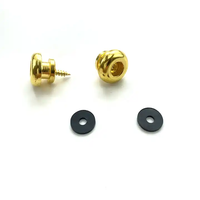 En gros, boutons de sangle de guitare en or, embouts de verrouillage en métal pour sangle de guitare, accessoires de guitare