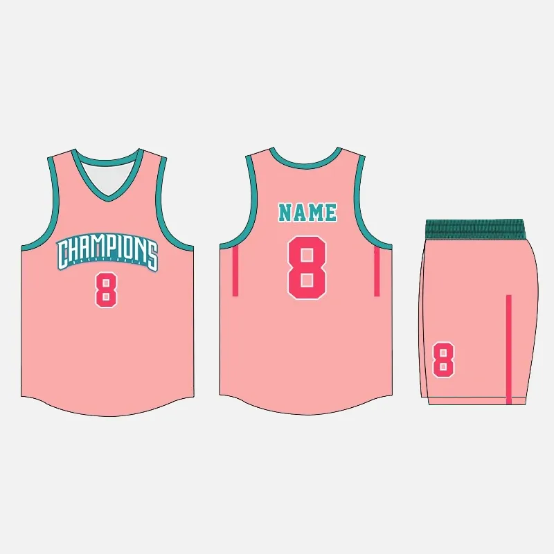 Snelle Levering Rood En Zwart Basketbal Uniform Hoge Kwaliteit Basketbal Jersey Uniform Ontwerp Ncaa