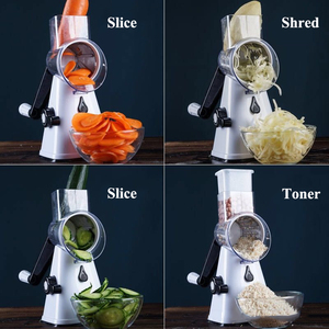 Kitchen Grater Stainless Steel Multi-function Manual Slicer <b>Vegetable</b> Shredder Cutter <b>Chopper</b> Nuts Grinder <b>Vegetable</b> Slicer - Product Image 6