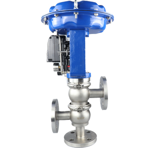 Precio de fabricante 4 pulgadas Acero inoxidable de alta calidad AISI 304 Grado sanitario Válvula de control de flujo eléctrico de película delgada de tres vías - Product Image 4