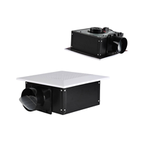 Ventilateur d'extraction de plafond solaire de type tuyau pour salle de bain domestique avec moteur DC étanche