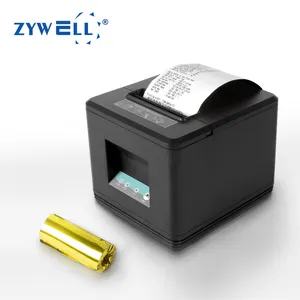 ZYWELL ZY907 shopify pos imprimante de reçus magasins imprimer des reçus à l'aide d'une imprimante thermique à glissement