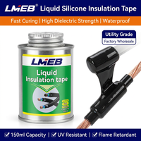 Ruban isolant liquide en caoutchouc silicone LMEB, adhésif imperméable, étanchéité électrique, réparation de circuits, ignifuge haute performance
