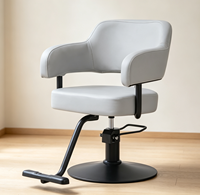 Chaise de salon de coiffure hydraulique élégante, durable, facile à nettoyer et de qualité supérieure pour les services de coupe de cheveux