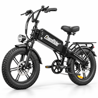 Vélo de livraison professionnel Chamrider, 48V 32Ah, pneus larges de 20 pouces, couple de 80 Nm, écran couleur G51, port USB, service de livraison D 32