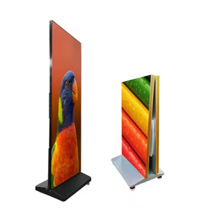 Factory Direct US Hot Sale P1.86mm GOB Foldable LED Poster Screen Indoor Floor <b>Standing</b> LED Display CE Certified - Product Image 3