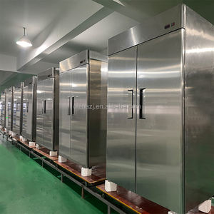 Refrigerador comercial Refrigerador de 2 puertas Equipo de catering Alcance en el refrigerador Alcance de la puerta sólida en el congelador - Product Image 2