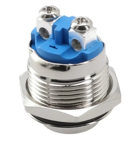 12V không thấm nước tự khóa on/off <span class=keywords><strong>push</strong></span> <span class=keywords><strong>button</strong></span> chuyển 20A Max. current IP65 kim loại 16mm nút điện tử thiết bị điện - Product Image 4