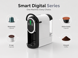 Cafetera Espresso Multi Cápsulas de 19 Bares y 1450W para Preparación en Frío y Caliente, Compatible con Varias Cápsulas de Café - Product Image 6