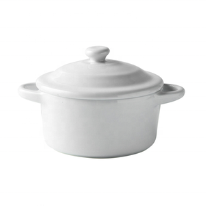 <span class=keywords><strong>Bol</strong></span> de cuisson miniature contemporain en porcelaine blanche 200 ml, qualité AB, finition lisse et vernie, multi-usages, écologique, technique personnalisée - Product Image 5