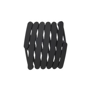 FaSoLa Travel Extendable Foldable Headband Black Plastic Anti Slip Hair Clip For Women With Toothed Pressing Bangs Hairpin - Product Image 1
