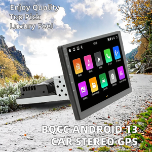 1 DIN 10.1 "IPS หน้าจอ Android 13วิทยุสเตอริโอในรถยนต์ระบบนำทาง GPS ไร้สายอเนกประสงค์ระบบนำทาง GPS RDS FM AM มิเรอร์ลิงก์ - Product Image 2