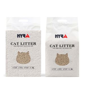 Hyra Peche Litiere Pour Chat Au Tofu Agglomerante Ultra-absorbante 100% Naturelle - Product Image 1