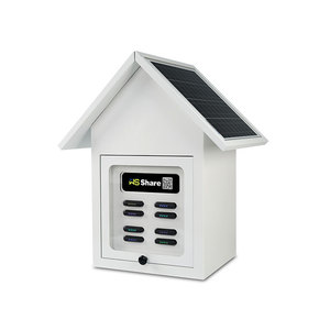 Armadietto di ricarica solare a 8 porte per la noleggio di power bank commerciali e pubblici - Product Image 3
