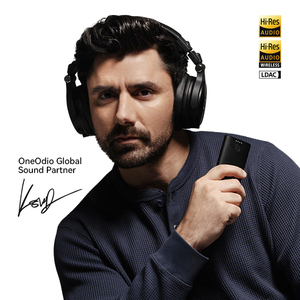 Casque DJ sans fil OneOdio <span class=keywords><strong>Studio</strong></span> Max 2, faible latence 20 ms, audio haute résolution LDAC 120H, haut-parleur 50 mm, dongle filaire 4-en-1 par KSHMR - Product Image 1