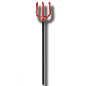 HORQUILLA DE PLÁSTICO TIPO DEVIL'S PITCHFORK, 120 CM DE ALTURA - Product Image 1