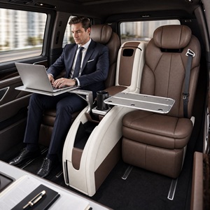 Asiento de Capitán Eléctrico Ajustable para Camioneta, con Masaje, Ventilación, Calefacción, de Cuero Impermeable, para <span class=keywords><strong>Mercedes</strong></span> Sprinter/Vito MPV <span class=keywords><strong>Camper</strong></span> - Product Image 6