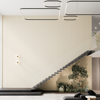 Panneau de fibre de polyester OEM Panneau insonorisant Rainures Panneaux acoustiques Panneau mural