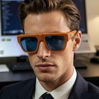 Lunettes de soleil tendance de marque UV400, monture en acétate de haute qualité, lunettes de soleil de luxe Jmm Acoma