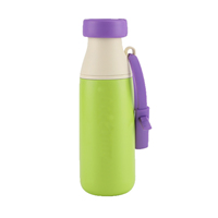 Nouvelle conception, bouteille d'eau isolée en acier inoxydable 316 de 17 oz, couleur macaron, logo de marque personnalisé, gourde de sport portable pour le sport