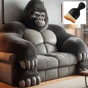 Luxury <b>Sofa</b> Furry Gorilla <b>Sofa</b> Fiberglass Home Furniture Living Room Indoor Outdoor Commercial Hotel Mall Home Balcony Use - Product Image 6