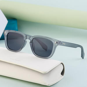 Lunettes de soleil MiDing pour hommes, monture noire en PC, verres TAC, protection UV400, style conduite en extérieur - Product Image 4