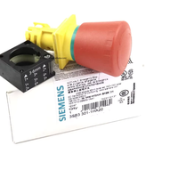 Bouton poussoir d'arrêt d'urgence Siemens 3SB3301-1HA20 Orig. Boîte