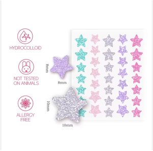Parches Hidrocoloides Adhesivos para el Cuidado Facial, Parches para el Acné <span class=keywords><strong>con</strong></span> Diseño Holográfico, para Curar y Disimular, Barbados Heal - Product Image 4