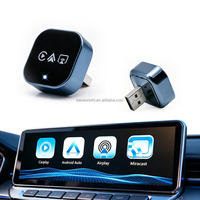 Kit de Conversión Inalámbrico 4 en 1 para CarPlay y Android Auto, Dongle Inteligente con Mirror Link, Airplay, Miracast y USB, Precio de Fábrica