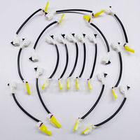 Harnais de câblage électrique automobile personnalisé OEM avec isolation en PVC, âme en cuivre, 12V, IP67, assemblage de câbles adaptateurs