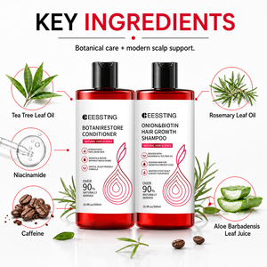 Shampooing et après-shampooing à l'oignon en gros pour le nettoyage, la nutrition, la réparation et le lissage des cheveux, fortifiant le cuir chevelu - Product Image 4