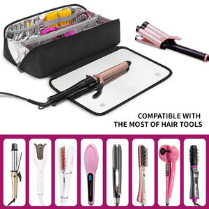 กระเป๋าจัดระเบียบอุปกรณ์ทำผม ReIaveI 2 in 1 สำหรับที่หนีบผมตรง ที่ม้วนผม อุปกรณ์พกพาสำหรับการเดินทางสำหรับผู้หญิง - Product Image 5