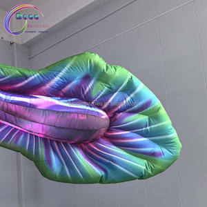 Pez <span class=keywords><strong>Tropical</strong></span> inflable gigante/caballito de mar soplado de aire realista Animal <span class=keywords><strong>Tropical</strong></span> marino evento club nocturno decoración fiesta publicidad Props - Product Image 4