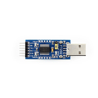 Placa USB UART Waveshare FT232 (Tipo A) FT232R FT232RL RS232 TTL Serial de Montaje Superficial Compatible con Mac/Linux/Android/WinCE/Windows