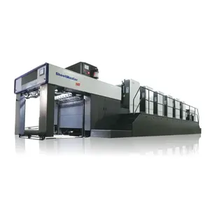 Batu kecil XJ1456 enam format sedang keren dengan mesin cetak buku Tekan untuk pengemasan mesin cetak
