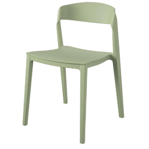 Chaise de salle à manger en plastique PP bon marché de style populaire de designer pour jardin extérieur, restaurant, café-restaurant - Product Image 1